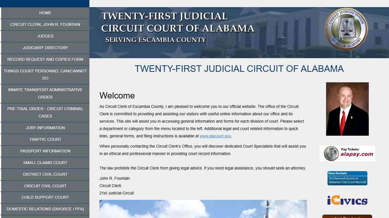 Escambia County - Twenty-First Circuit Court of Alabama